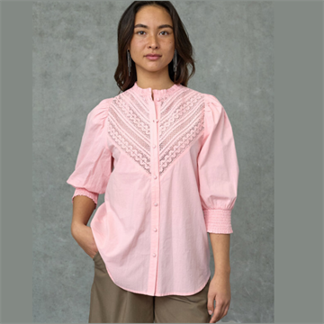 Love & Divine shirt coral pink -  LOVE805-2